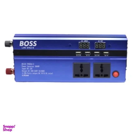 مبدل برق خودرو باس مدل BS123TYN254-3 ظرفیت ۳۰۰۰ وات